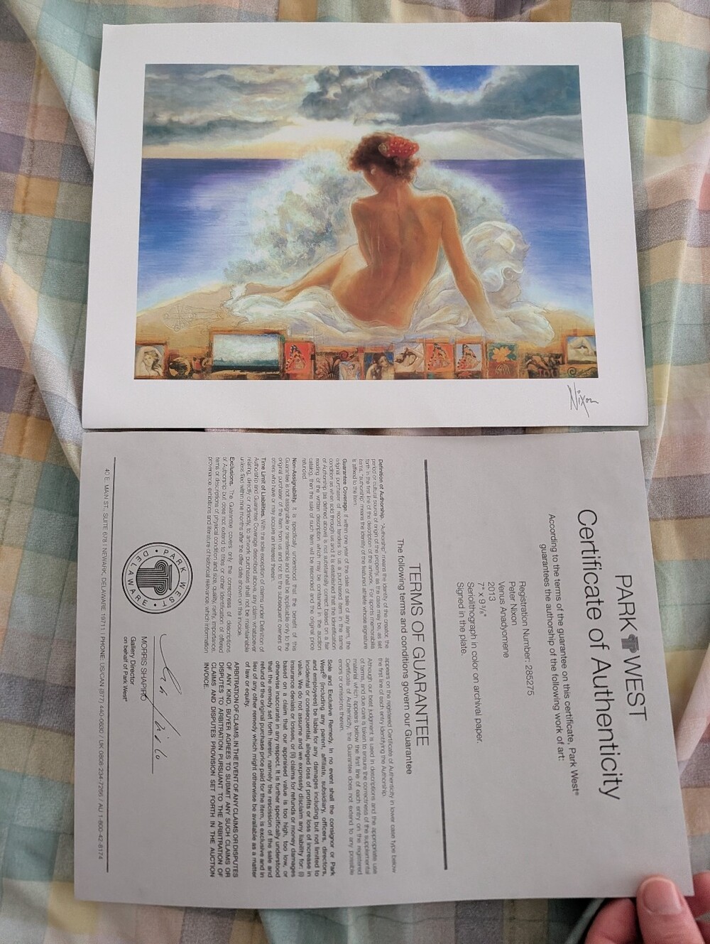 Peter Nixon Venus Art Print With Certificate Of Authenticity